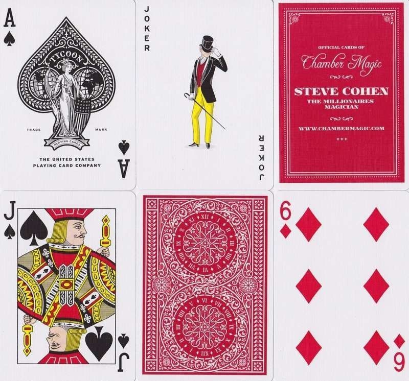 Карты "Theory11 Tycoon red"