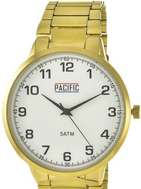 Наручные часы pacific x0059 корп-золот циф-бел браслет