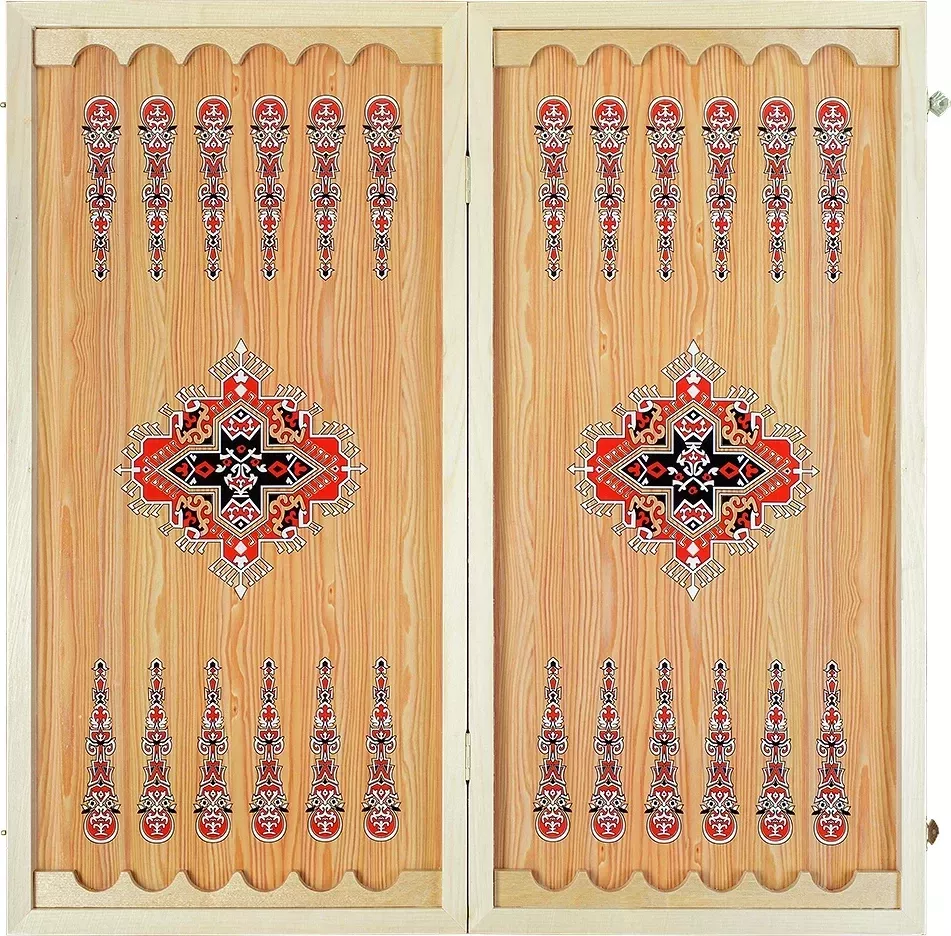 Нарды + Шашки Сирия Тигр большие (Россия, дерево, 60 см), Partida