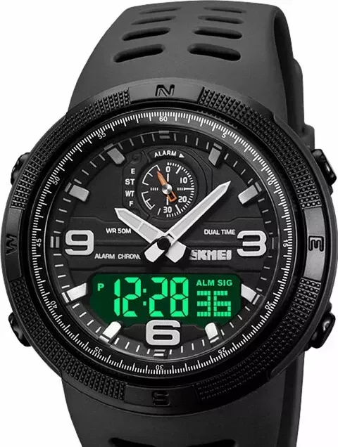 Наручные часы skmei 1655bkbk black-black