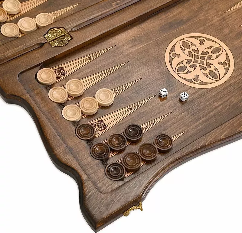 Нарды резные "Армянский узор 7" 60, Ustyan