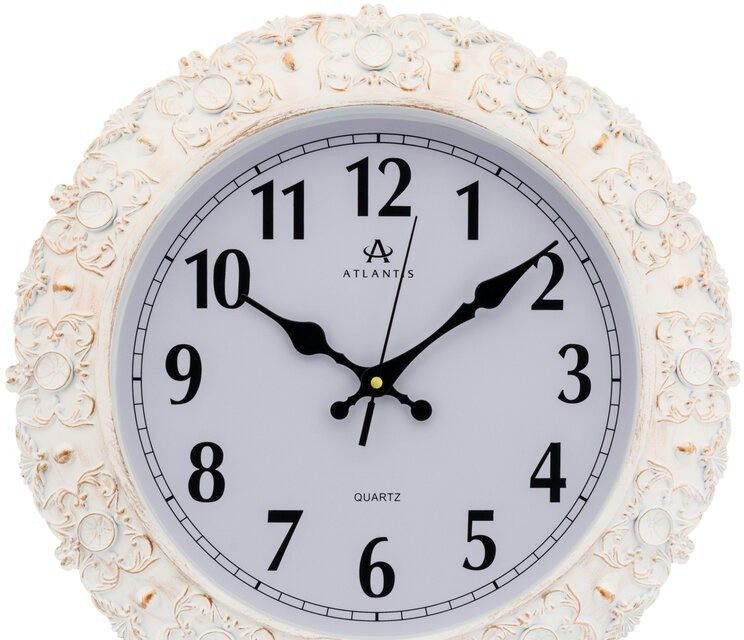 Настенные часы atlantis tld-35195a white