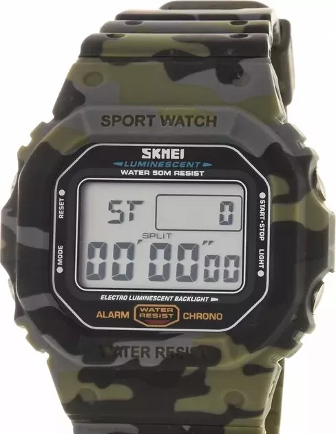 Наручные часы skmei 1471cmgn green camouflage
