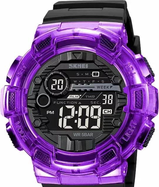 Наручные часы skmei 2110pl purple transparent
