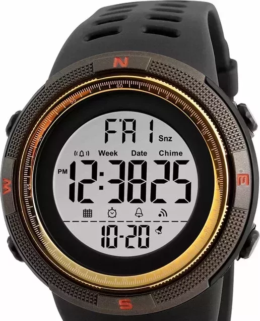 Наручные часы skmei 1251gdwt brown/gold-white