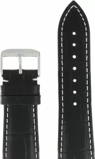 Ремешки "kmv" s-29, 24 р-р, чер. с бел. ст, l
