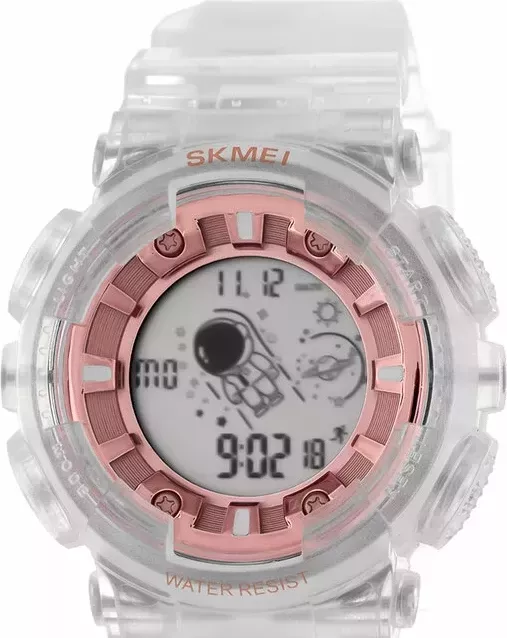 Наручные часы skmei 2035wtrg transparent white/rose gold