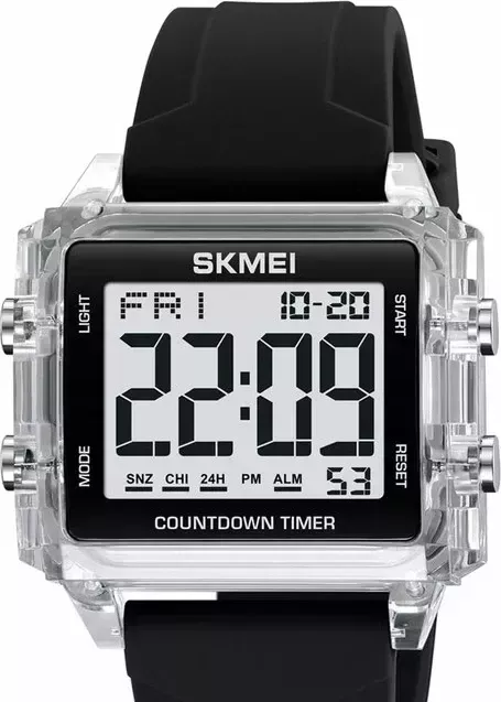 Наручные часы skmei 2320wtbk white transparent /black