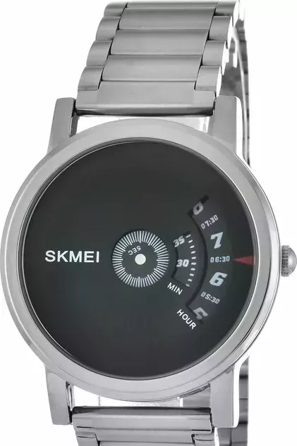 Наручные часы skmei 1260ssibk silver/black stainless steel belt