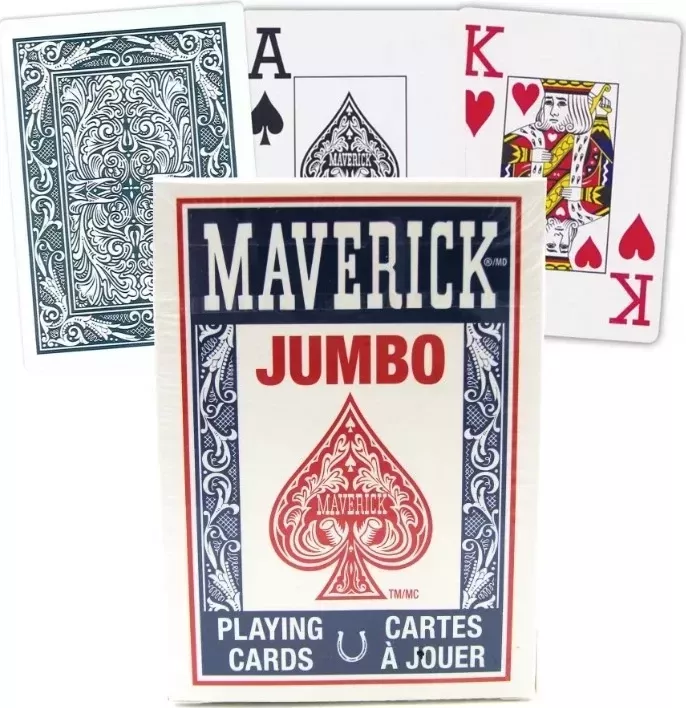Карты "Maverick jumbo blue"