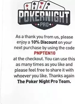 Комплект из двух колод карт "Poker Night Pro" 100% пластик