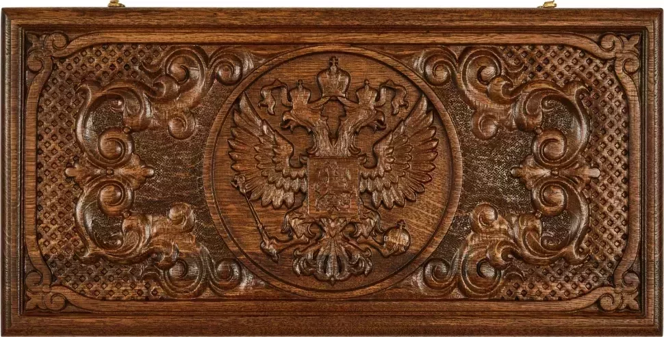 Нарды резные "Герб РФ 2" 50, Mkhitaryan