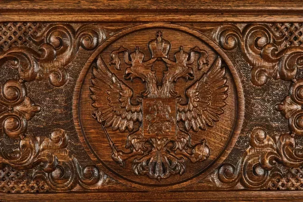 Нарды резные "Герб РФ 2" 50, Mkhitaryan