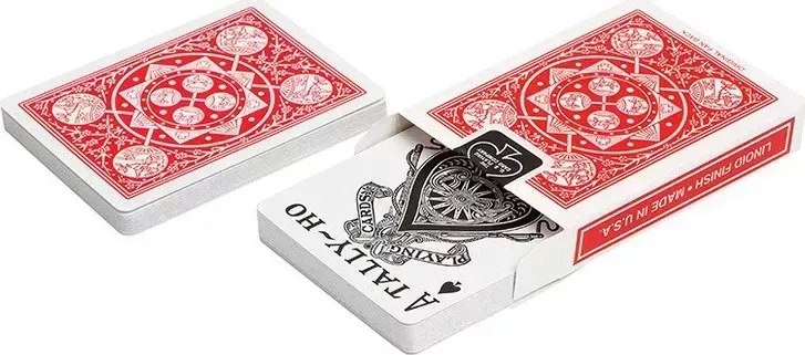 Карты "Tally-Ho Standard Index red/blue Fan"