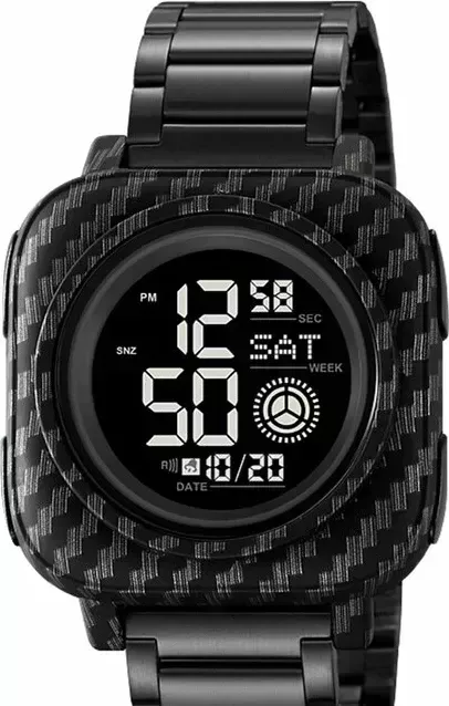 Наручные часы skmei 2131cfb carbon fibre