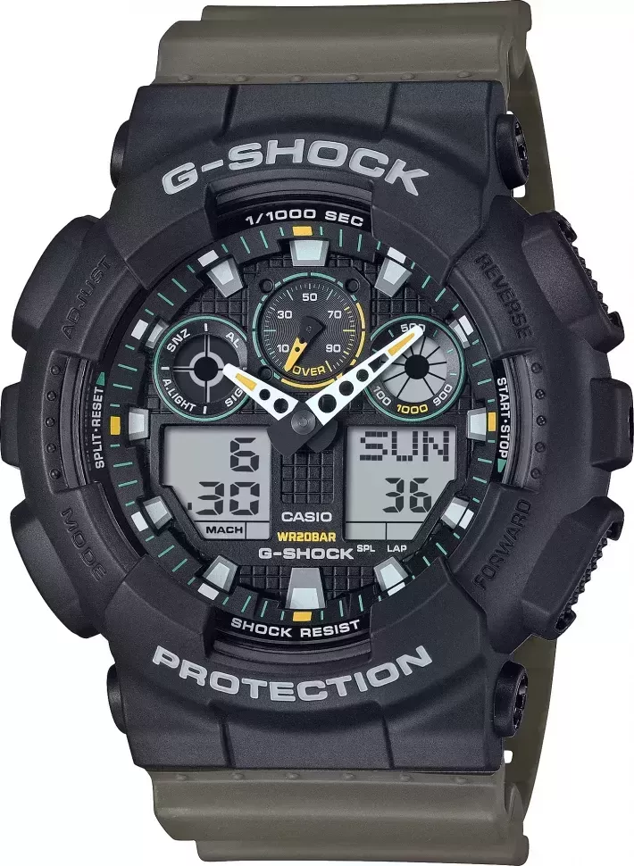 Наручные часы casio   ga-100tu-1a3