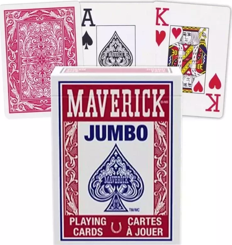 Карты "Maverick jumbo red"