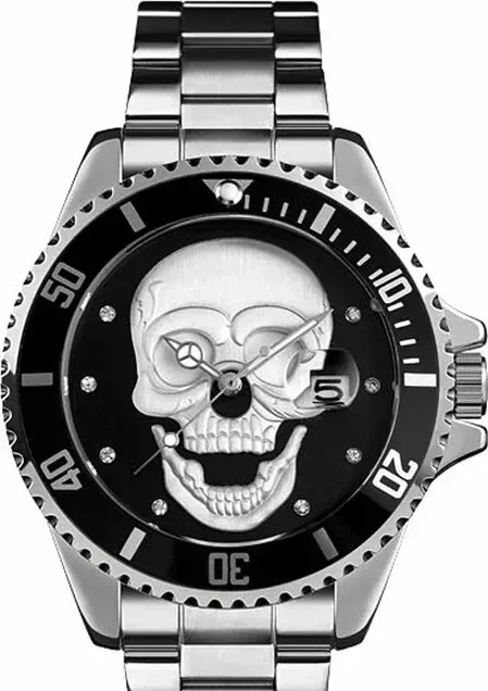 Наручные часы skmei 9195sibk silver/black