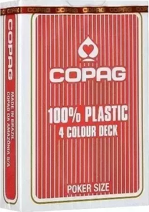 Карты "Copag 4 Colour (red)"