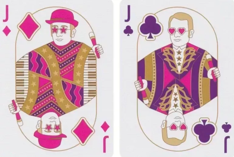 Карты "Bicycle Elton John"
