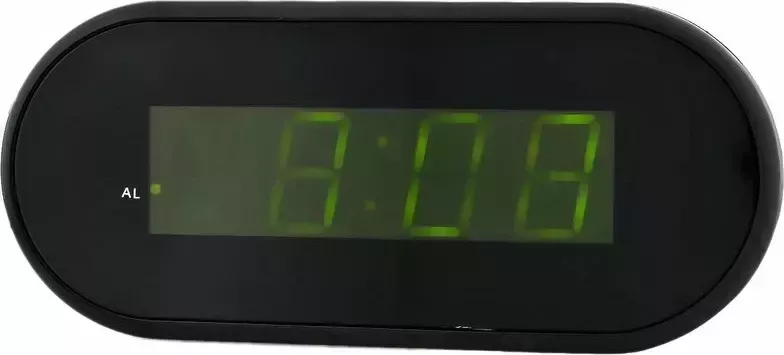 Сетевые часы vst712-2 220В зел.цифры+usb кабель (без адаптера)