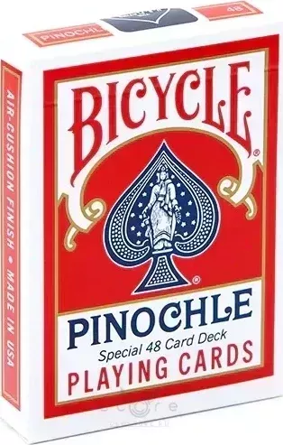 Карты "Bicycle Pinochle Red"
