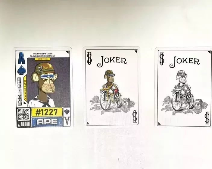 Карты "Bicycle Bored Ape Standard Index"