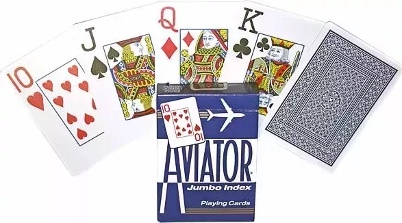 Карты "Аviator Jumbo Index Blue"