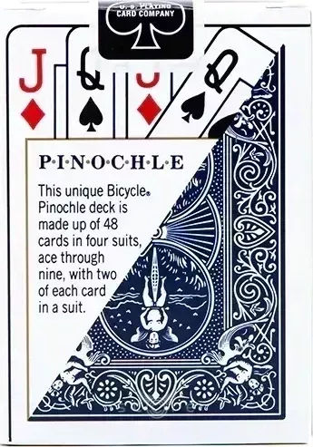 Карты "Bicycle Pinochle Blue"