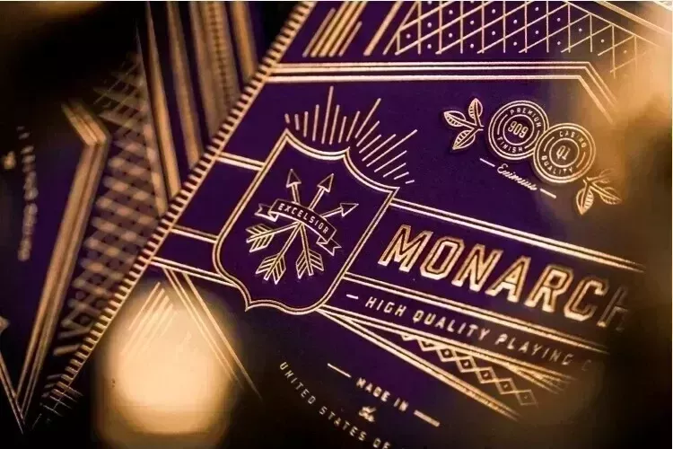 Карты "Theory11 Purple Monarchs"