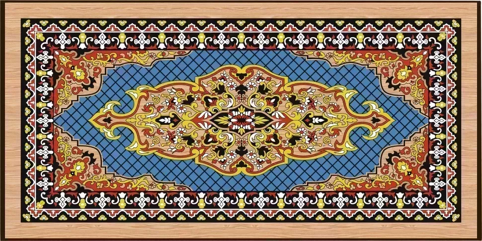 Нарды + Шашки Сирия Голубые средние (Россия, дерево, 50 см), Partida